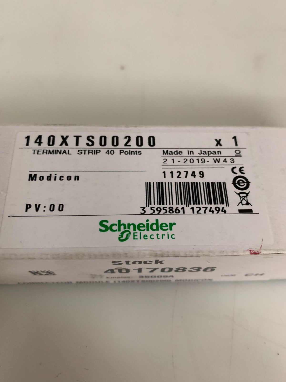 SCHNEIDER ELECTRIC MODICOM 140 XTS00200