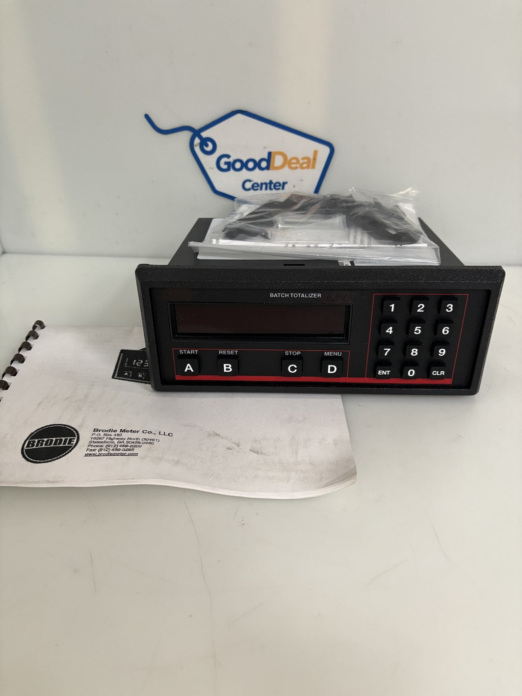BRODIE/BROOKS WFI BATCH CONTROLLER W/DIGITAL DISPLAY ES 487-115VAC0