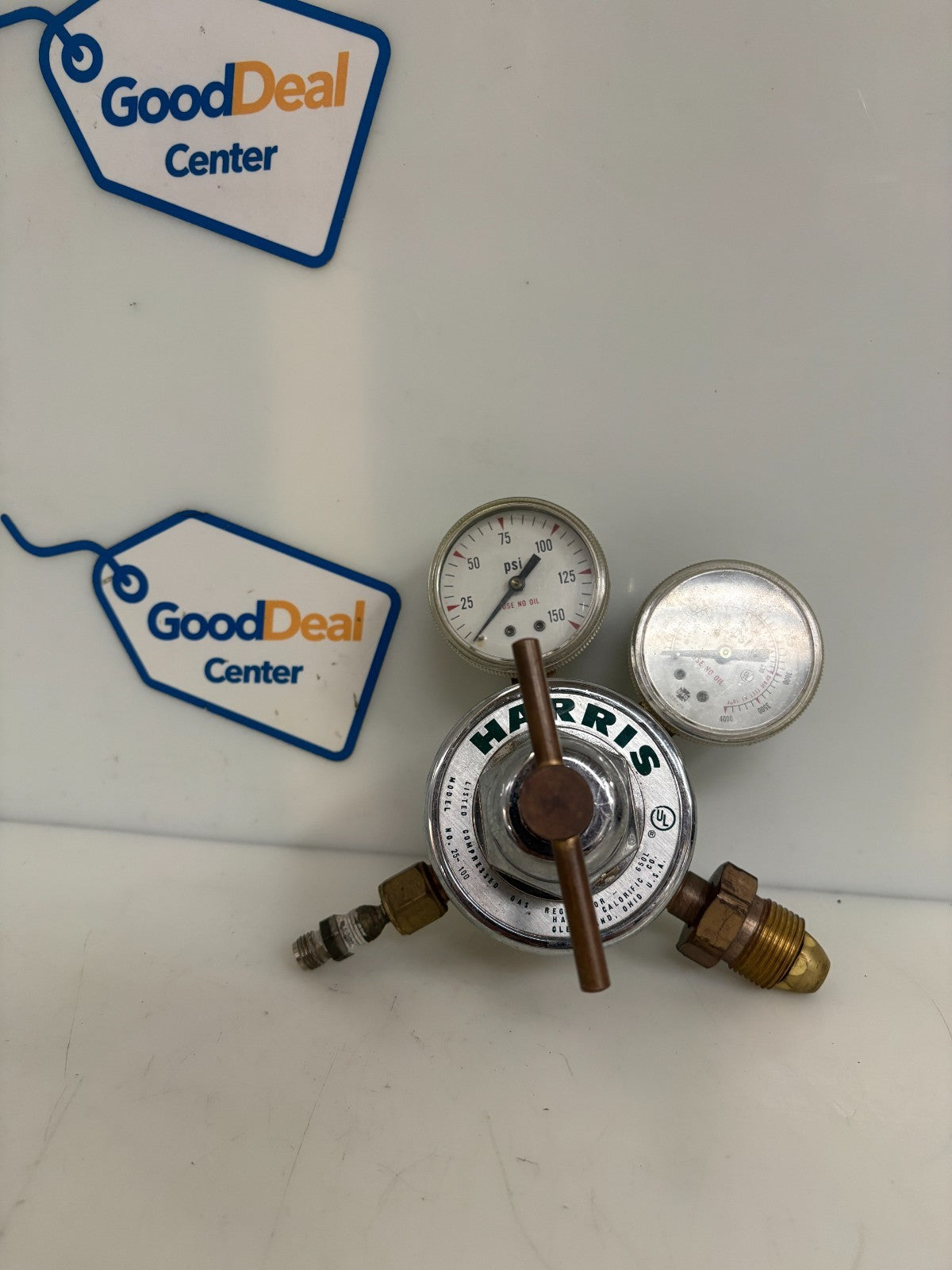 HARRIS COMPRESSED GAS REGULATOR 25-100 0