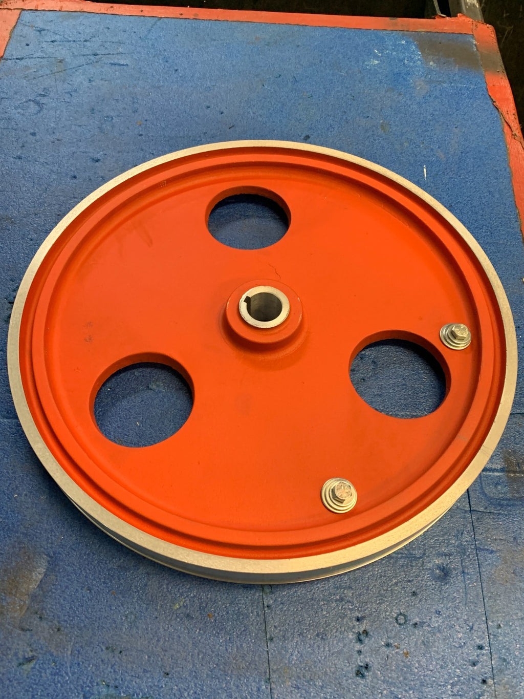 DO-ALL ALUMINIUM BAND SAW BELT PULLEY H11N98 16" DIA 1  1/8 SHAFT 1  1/4  WIDE