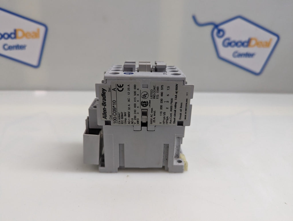 Allen Bradley Contactor 100-C09*10 Ser A with 100-FSC280 SER. A surge suppressor7