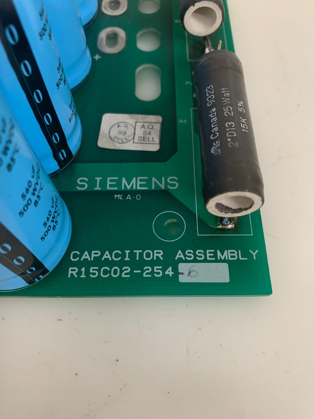SIEMENS CAPACITOR ASSY R15 CO2-254-6