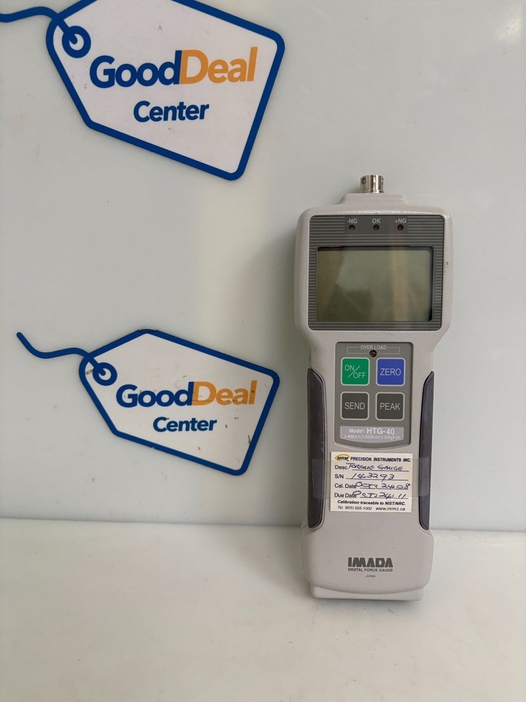 IMADA HTG-40 TORQUE DIGITAL FORCE GAUGE