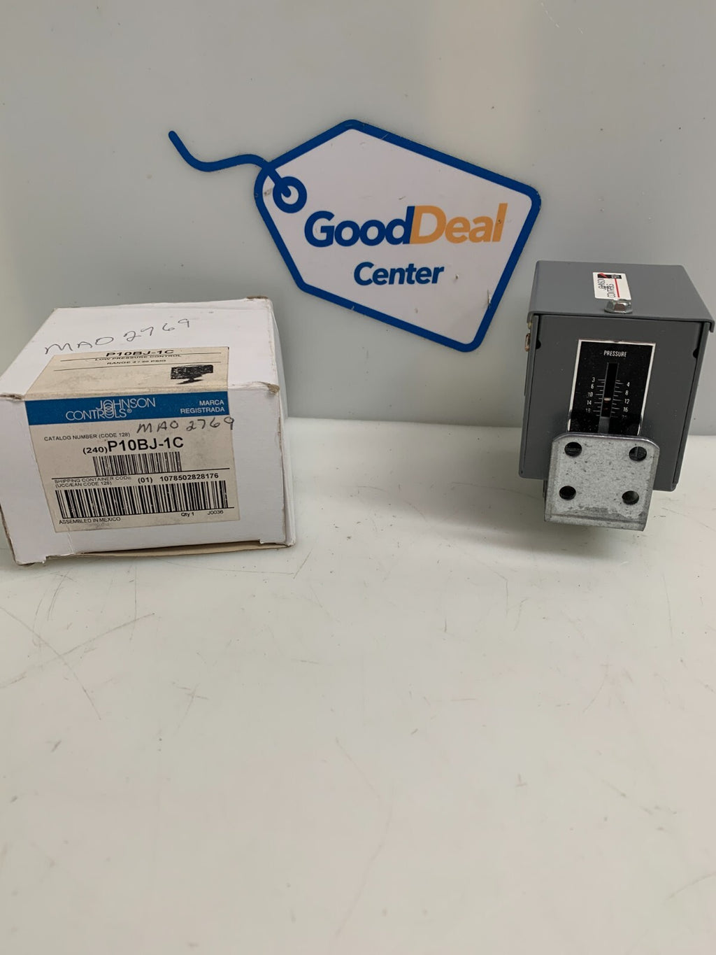 P10BJ-1C Johnson Controls Low Range Pressure Control