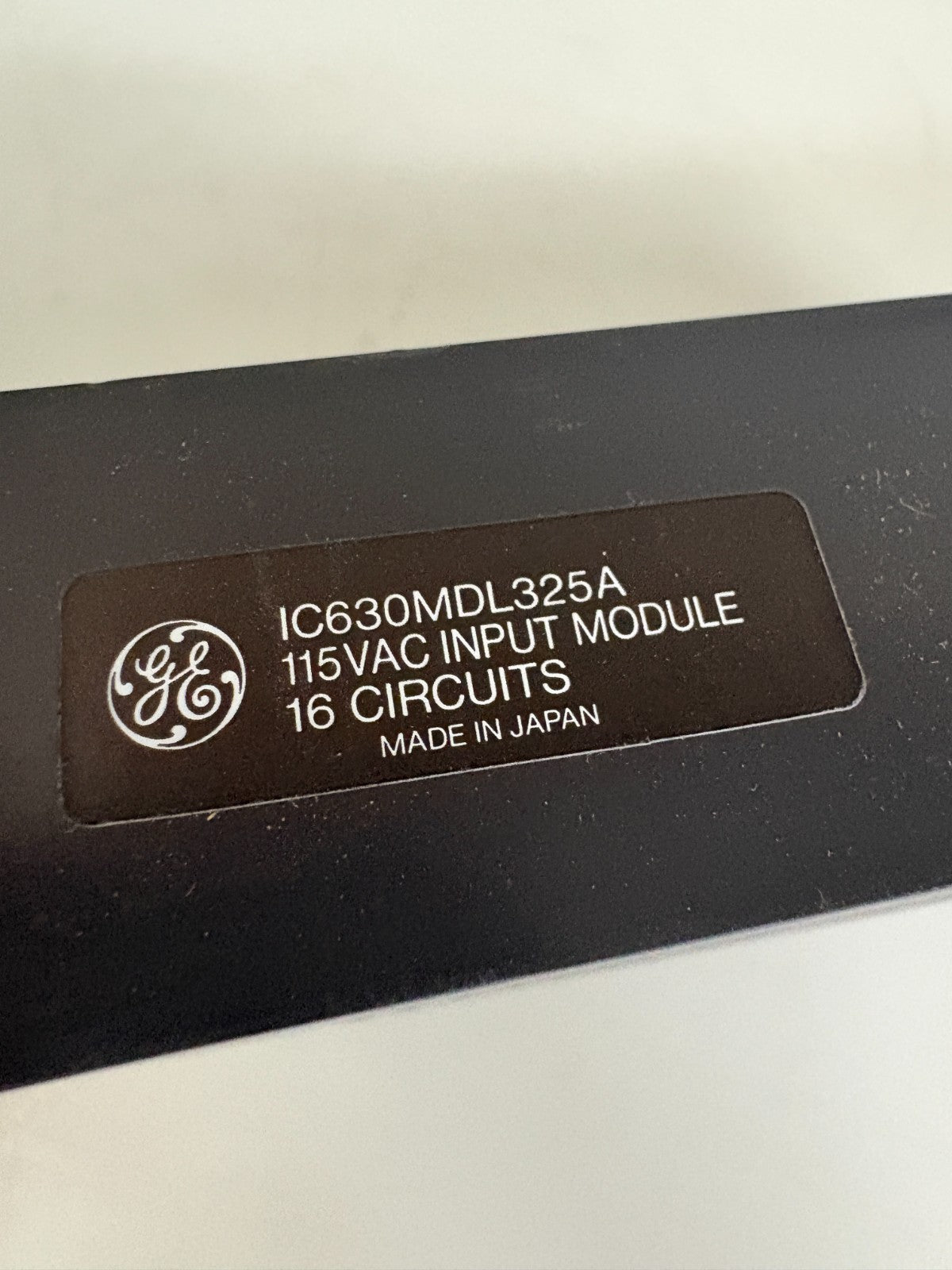 GENERAL ELECTRIC 115VAC INPUT MDL/16 IC630MDL325A