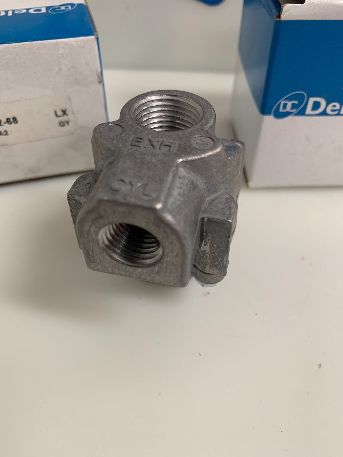 DELTROL CORP  Pneu-Trol Quick Exhaust Valve  10122-68  (Lot of 2)