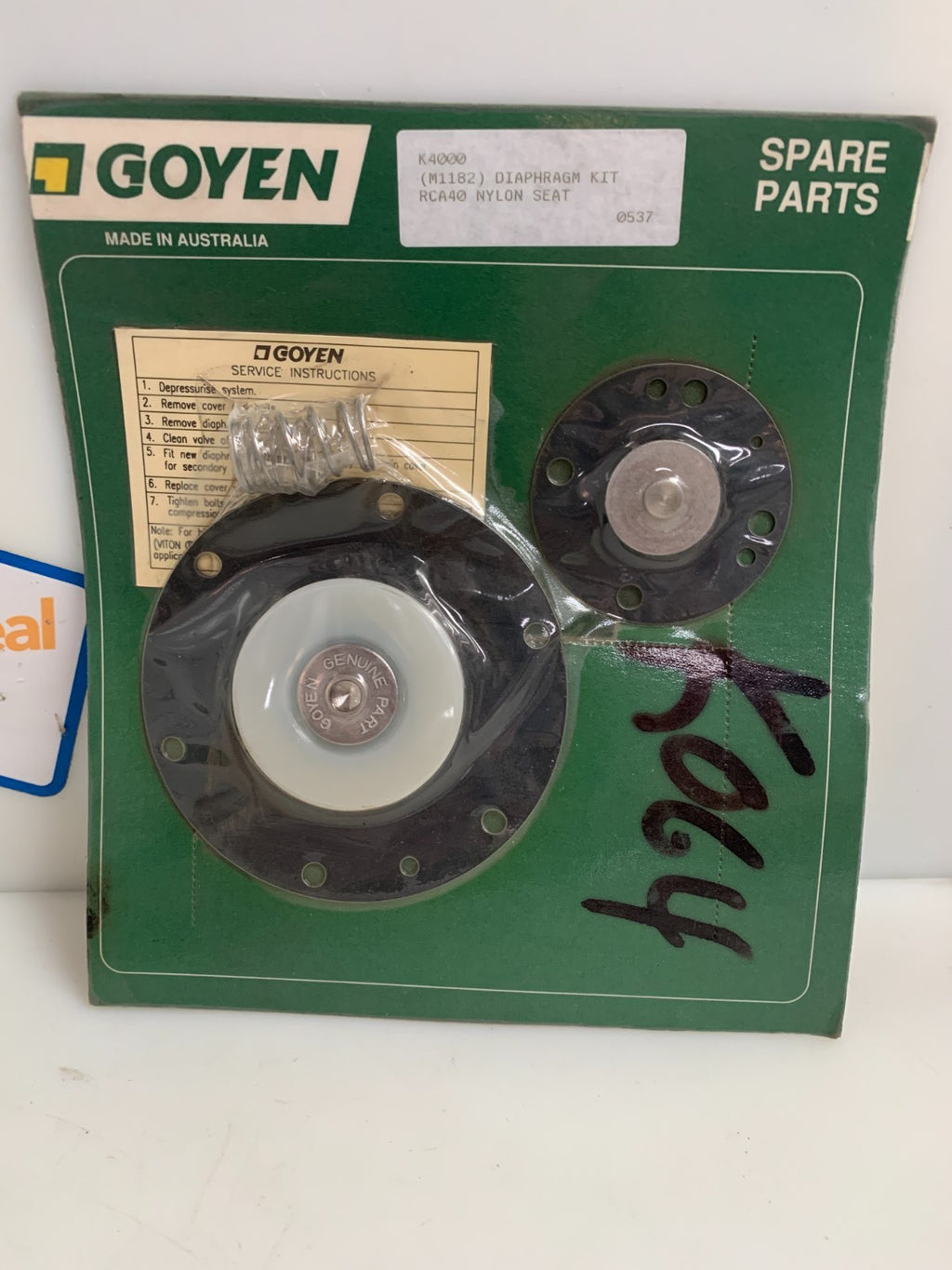 PENTAIR GOYEN  K400 Pulse Valve Repair  (Lot of 2)