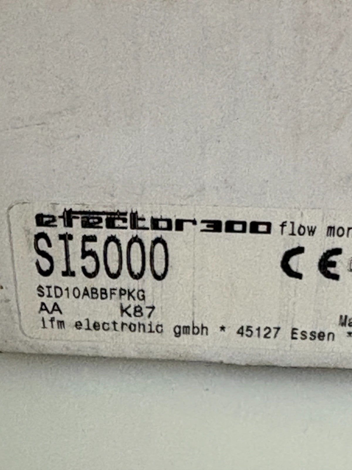 IFM SI5000 SCALE DISPLAY SENSOR FLOW MONITOR SID10ABBFPKG/US