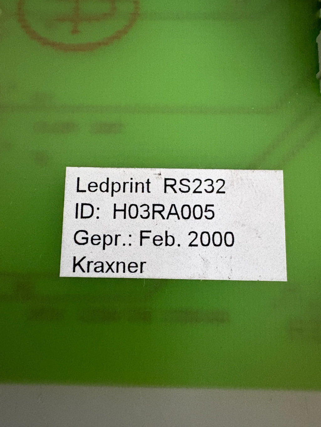 PEEM LEDPRINT RS232 MODULE H03 RA0052