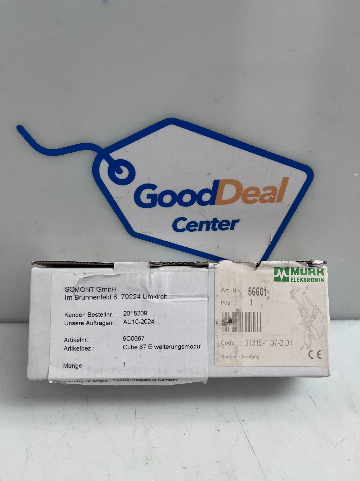 MURR ELEKTRONIK DI16 E 8XM12  I/O Extension Module Cube 67 566010