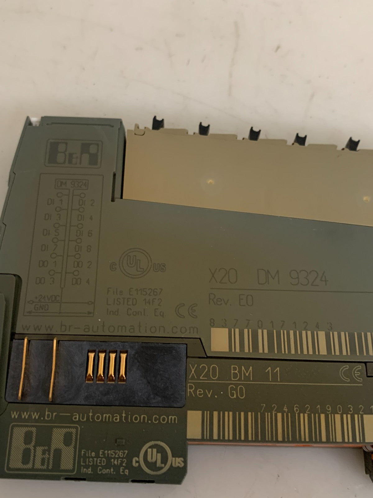 B & R I/O MODULE X20 DM 93242