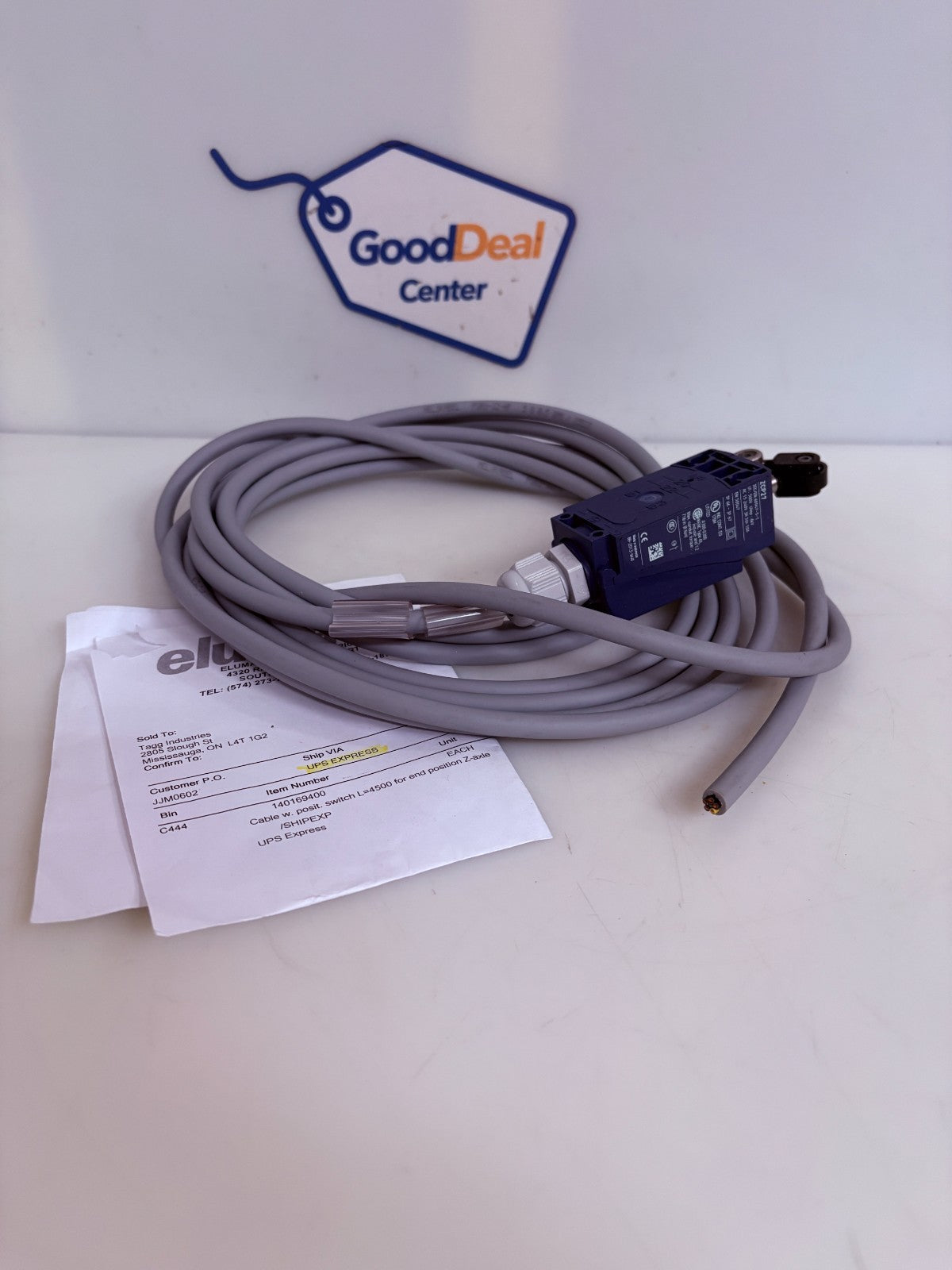 TELEMECANIQUE SCHNEIDER OSOSWITCH ZCP27 W/CABLE
