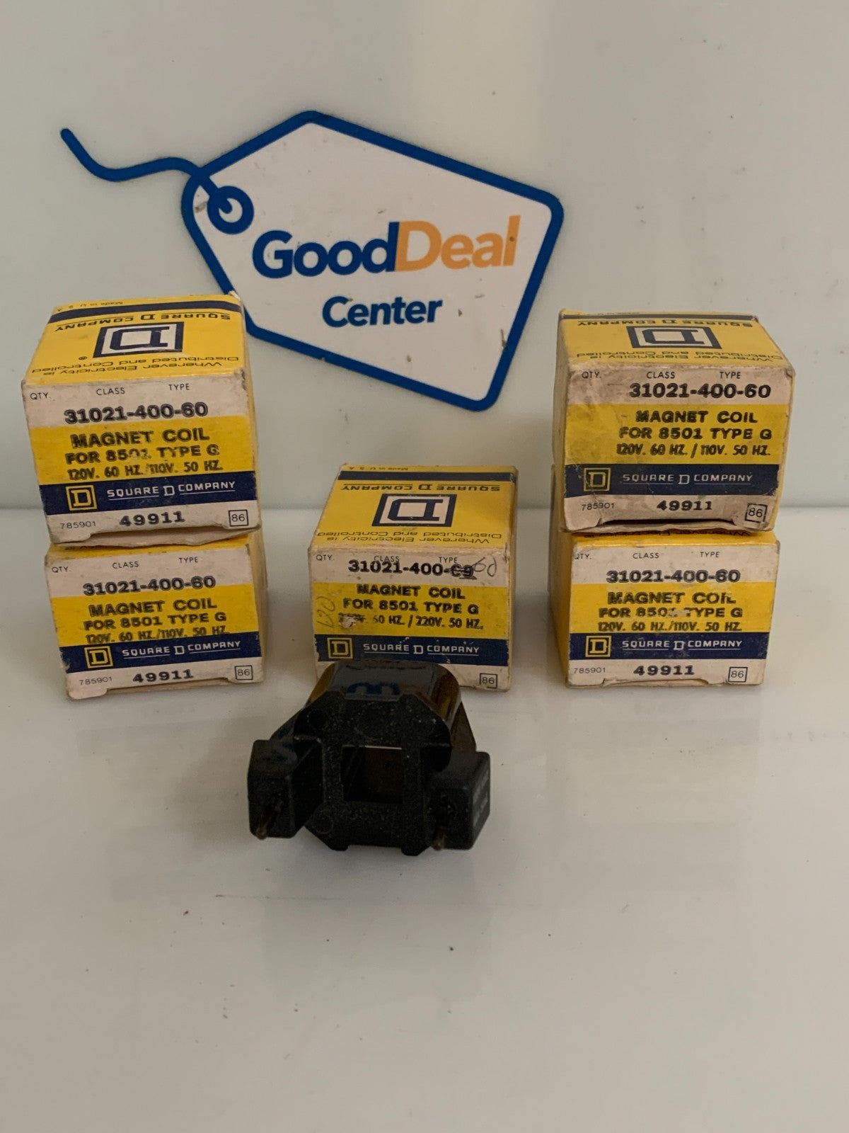 LOT OF 5 SQUARE D MAGNET COIL 31021-400-600