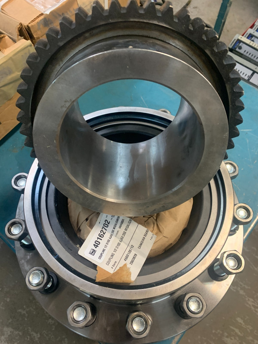 RENOLD AJAX 1/2 D100 AJAX 550 ON TAG MISALIGMENT D 500 ON COUPLING  150LB