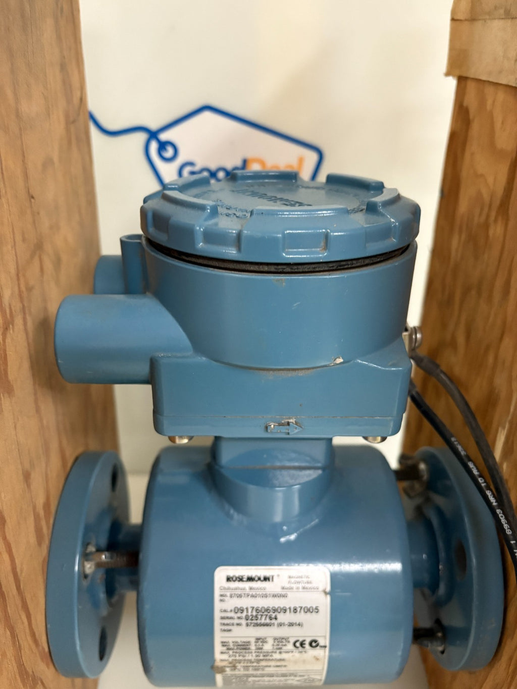ROSEMOUNT MAGNETIC FLOWTUBE 8705TPA010S1W0N0
