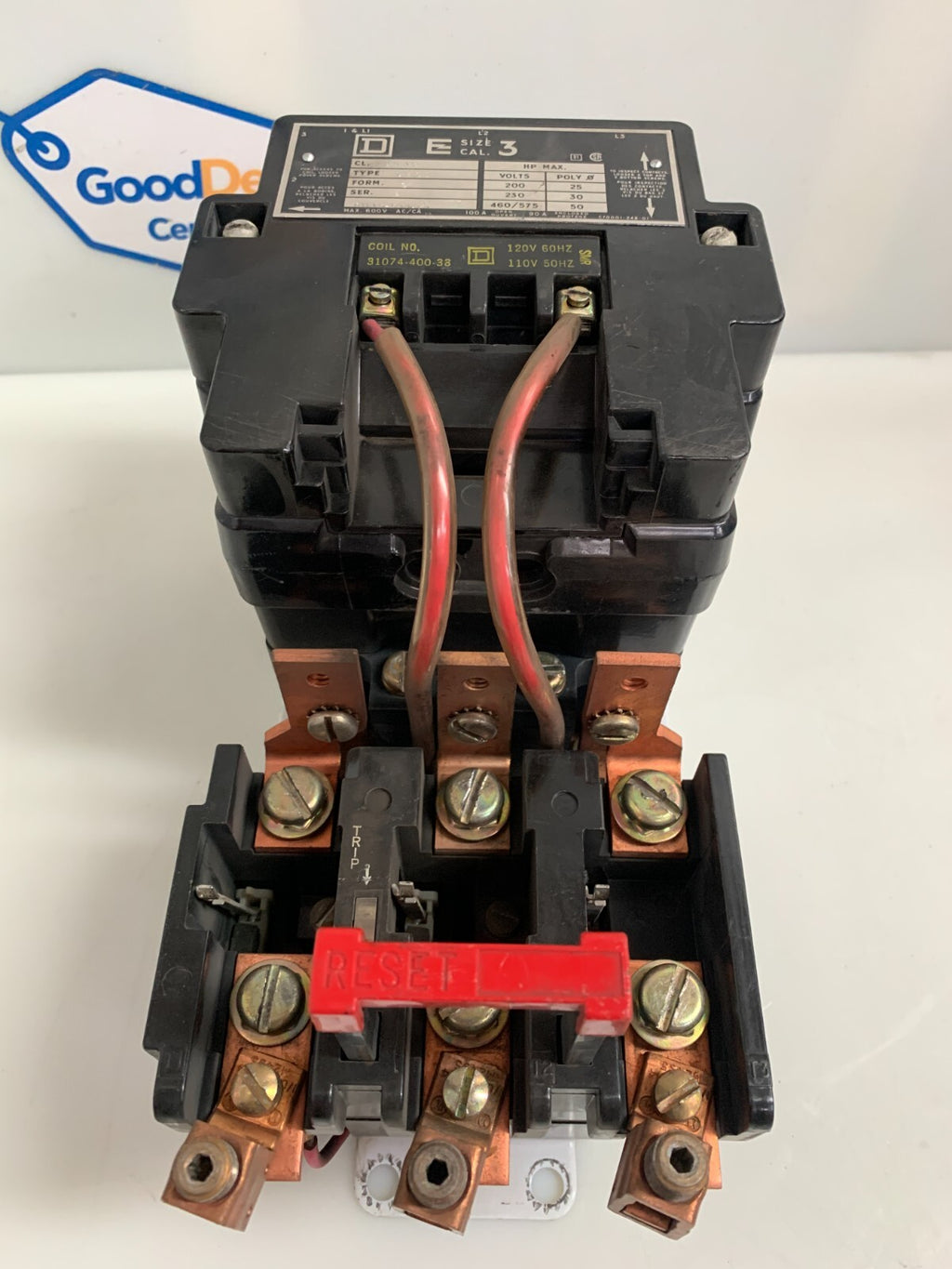 SQUARE D SIZE 3 STARTER CLASS 8536 TYPE SE01