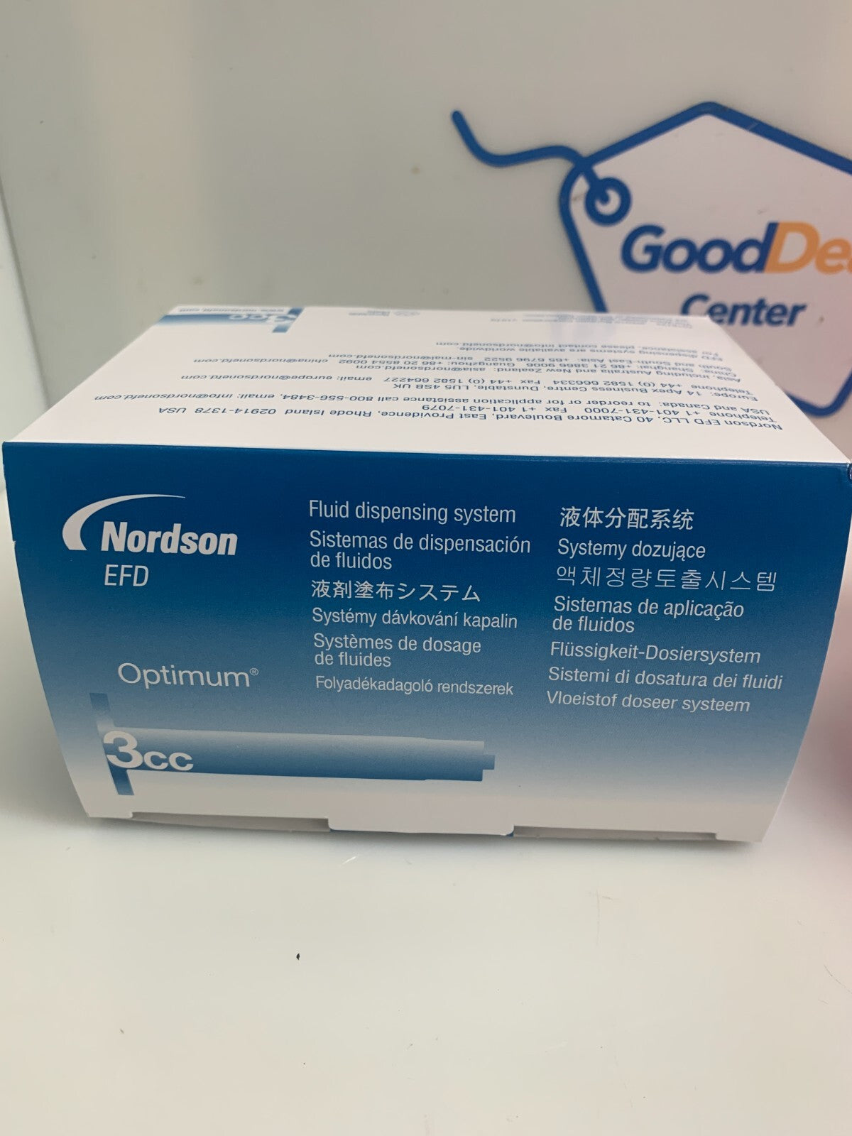 NORDSON / EFD Optimum  3cc Barrel  Fluid Dispensing System  (Box of 50)
