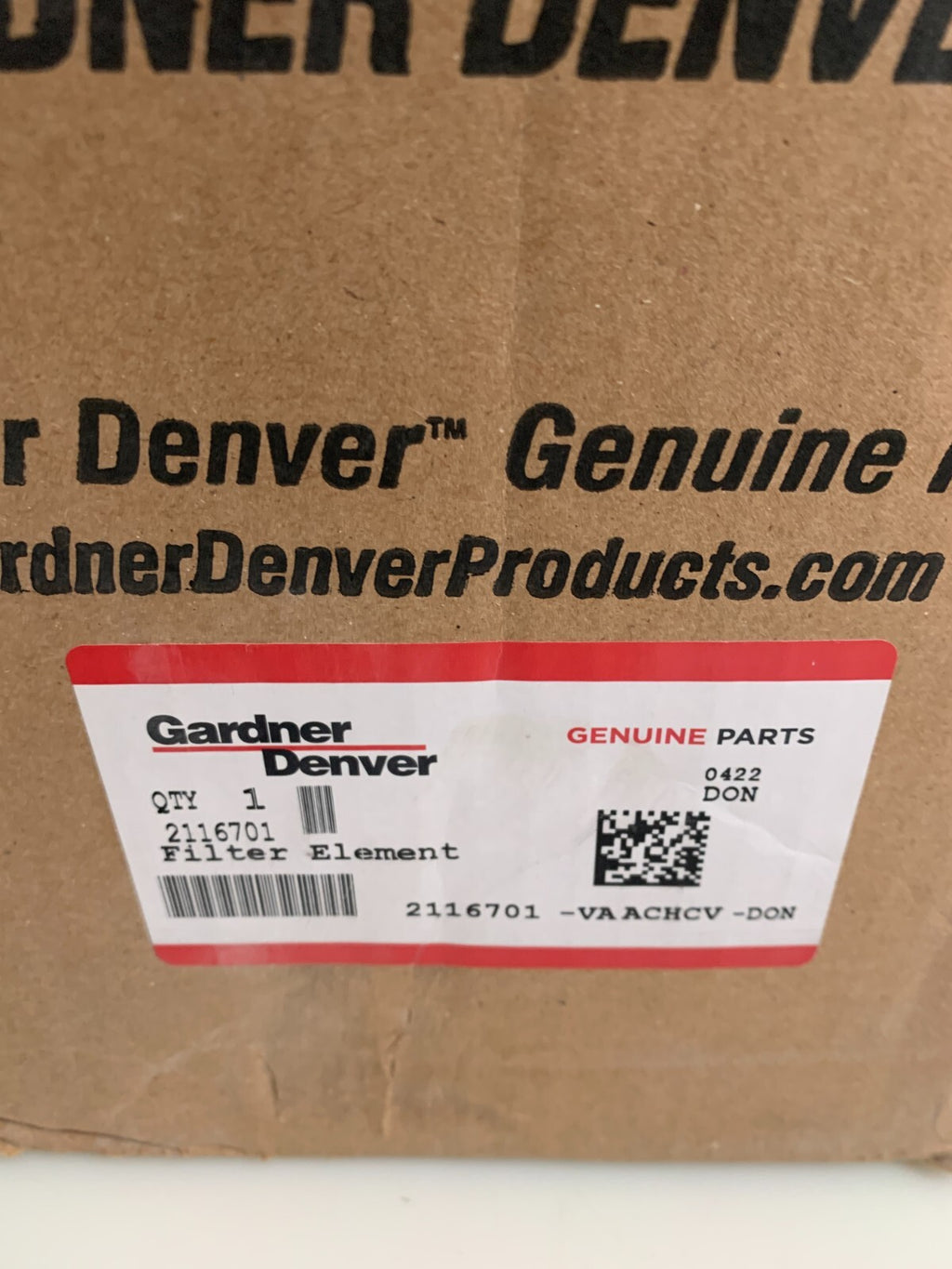 GARDNER DENVER  Air Filter (For Air Compressor)   2116701