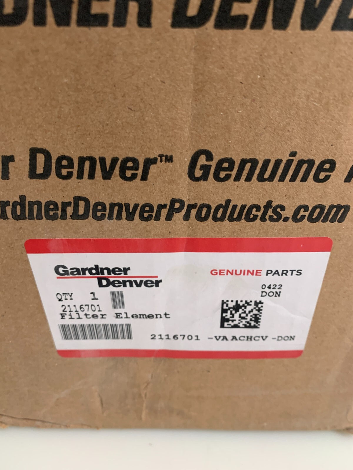 GARDNER DENVER  Air Filter (For Air Compressor)   2116701