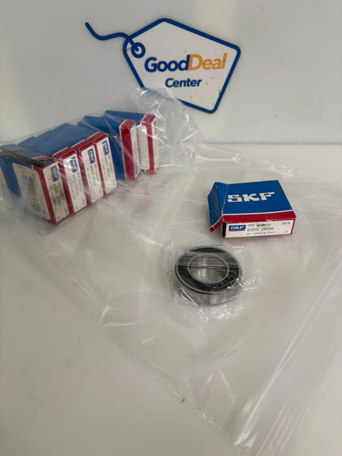 LOT OF 7 SKF EXPLORER DEEP GROOVE BALL BEARING 6005-2RSH