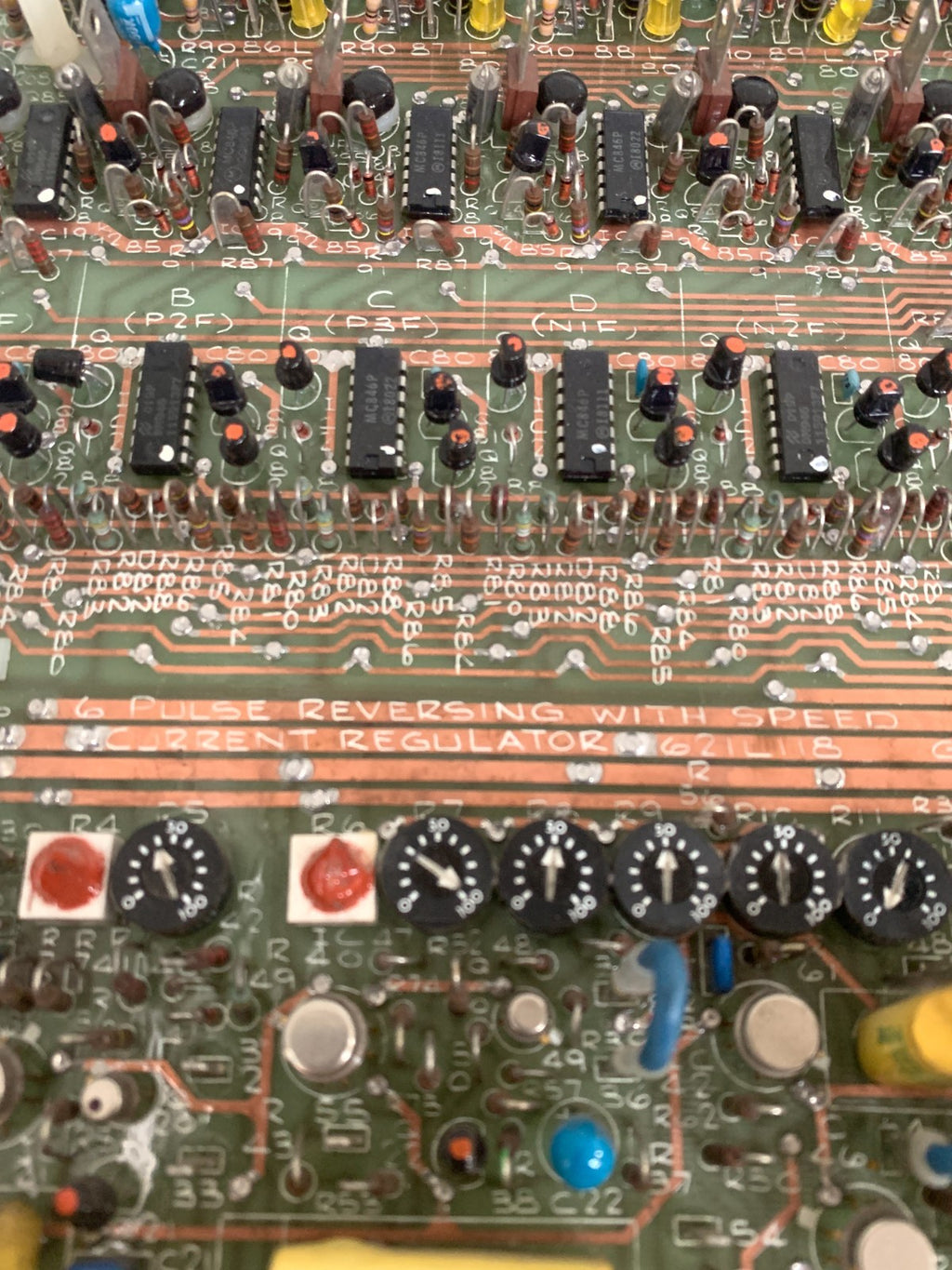 GENERAL ELECTRIC 6 PULSE REVERSING SPEED CURRENT REGULATOR CIRCUIT BOARD4