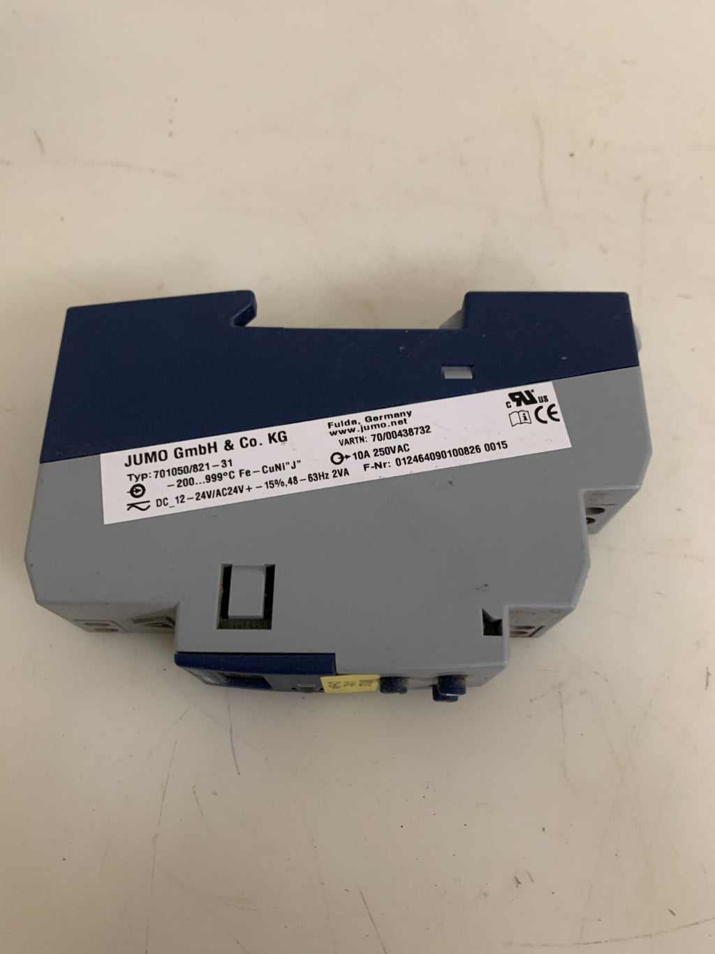 JUNO E-TRONT DIGITAL THERMOSTAT METER 701050/831T-31