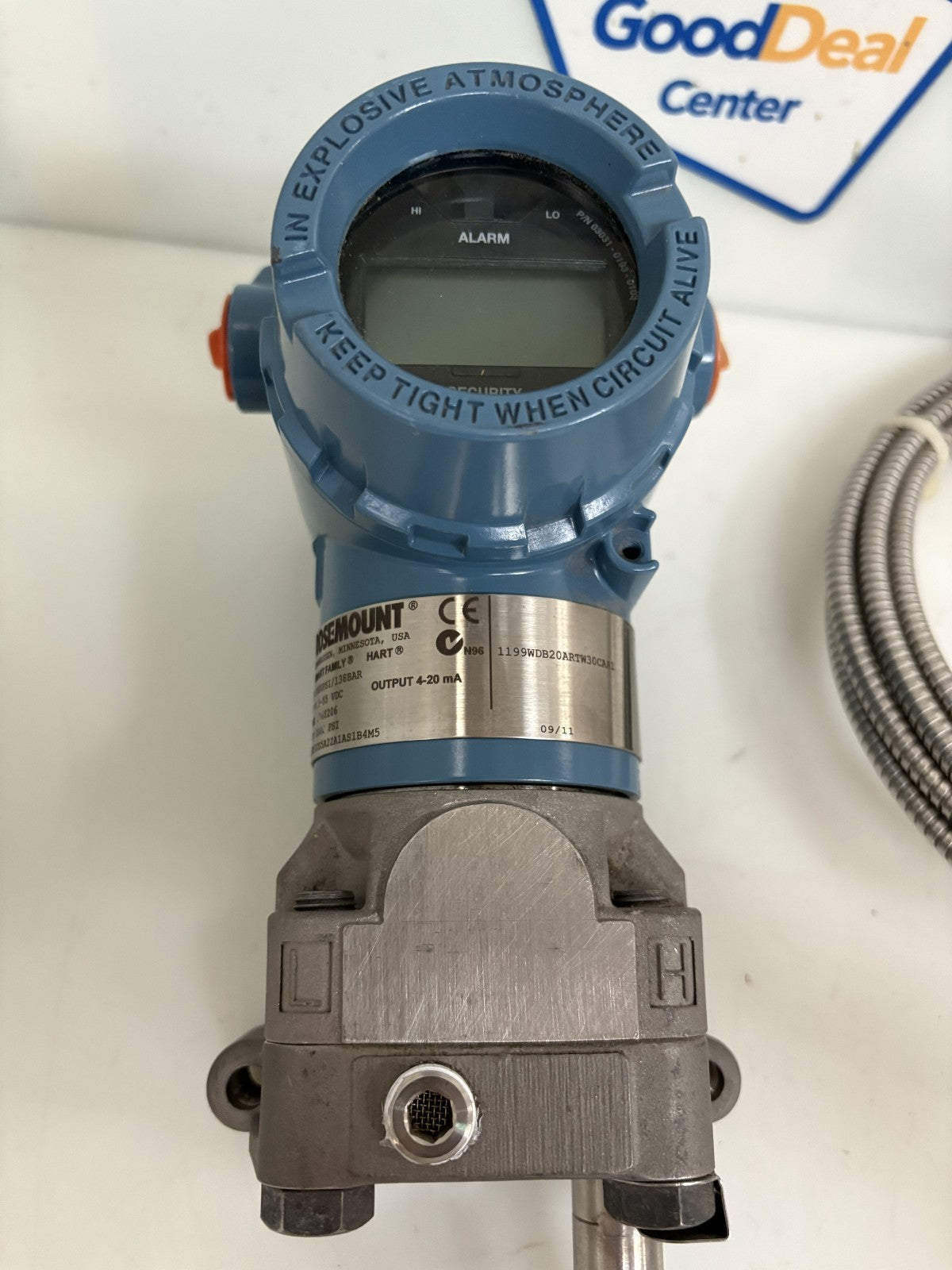 ROSEMOUNT SMART FAMILY PRESSURE TRANSMITTER 3051CG5A22A1AS1B4M5 W/MODULE1