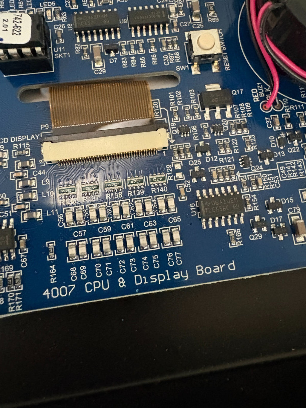SIMPLEX 4007 CPU & DISPLAY BOARD #8699-551 3