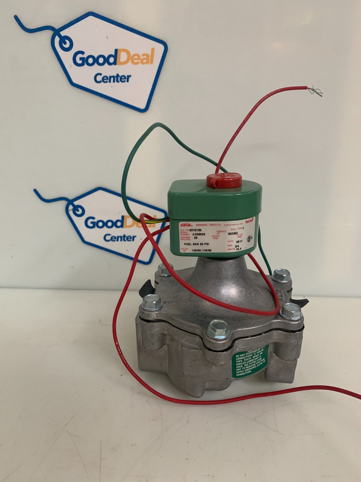 ASCO RED HAT 8215135 FUEL GAS SELENOID VALVE