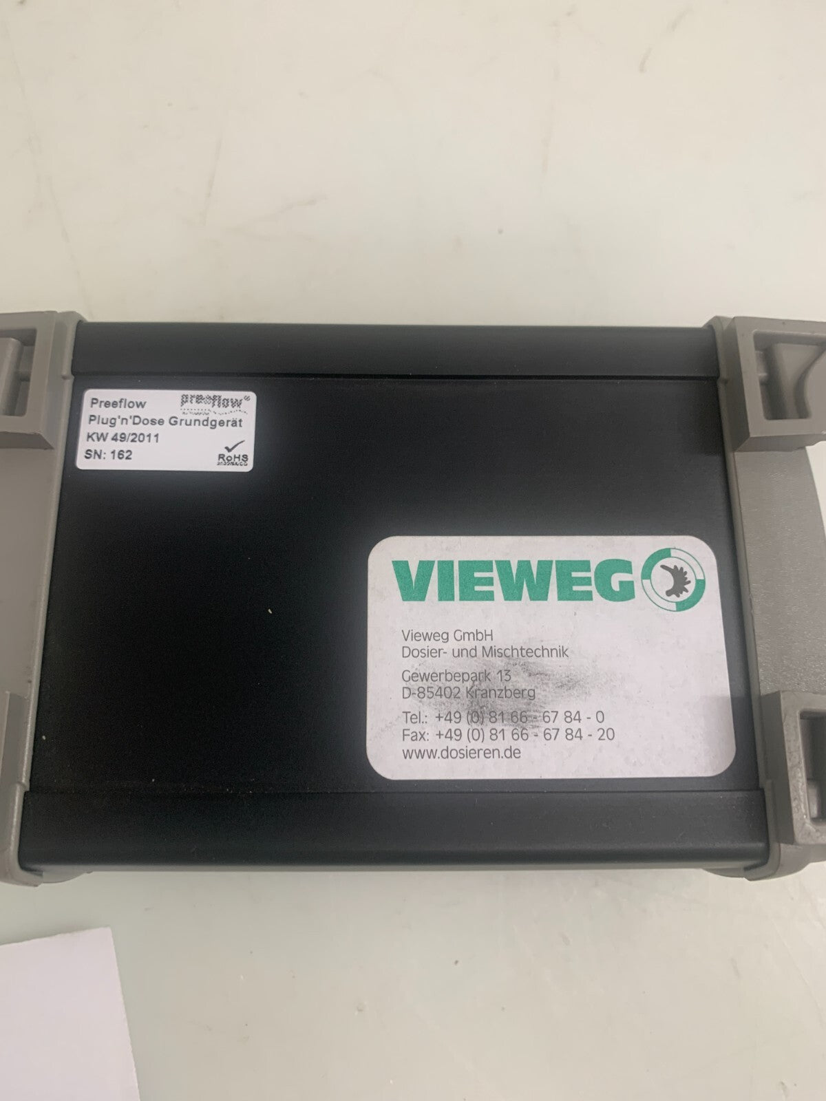 VISCOTEC  PREEFLOW Plug'n'Dose  Dosing Control Unit