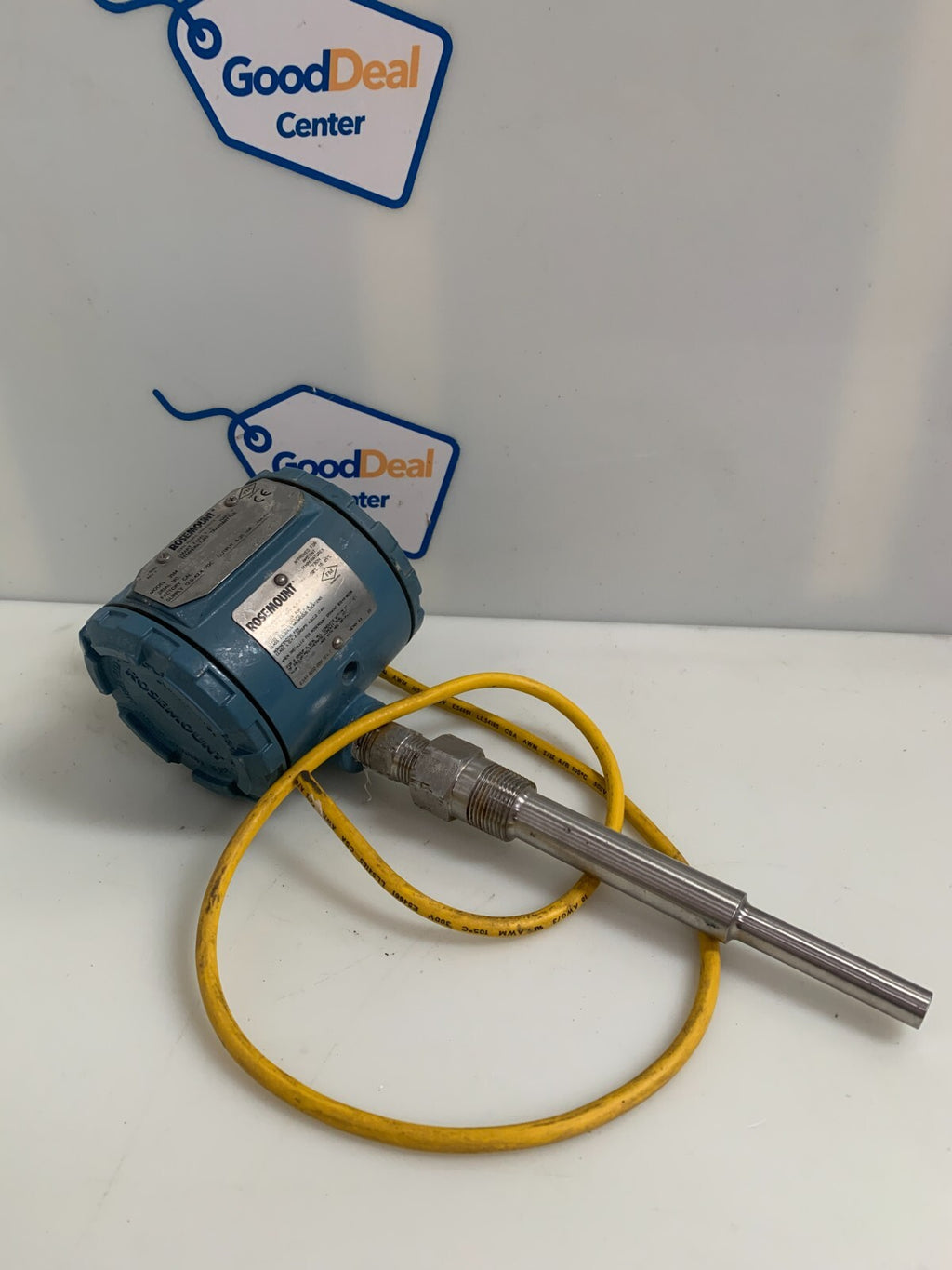 ROSEMOUNT SMART FAMILY TEMPERATURE TRANSMITTER 3144 D1E5 W/ TEMPERATURE PROBE0