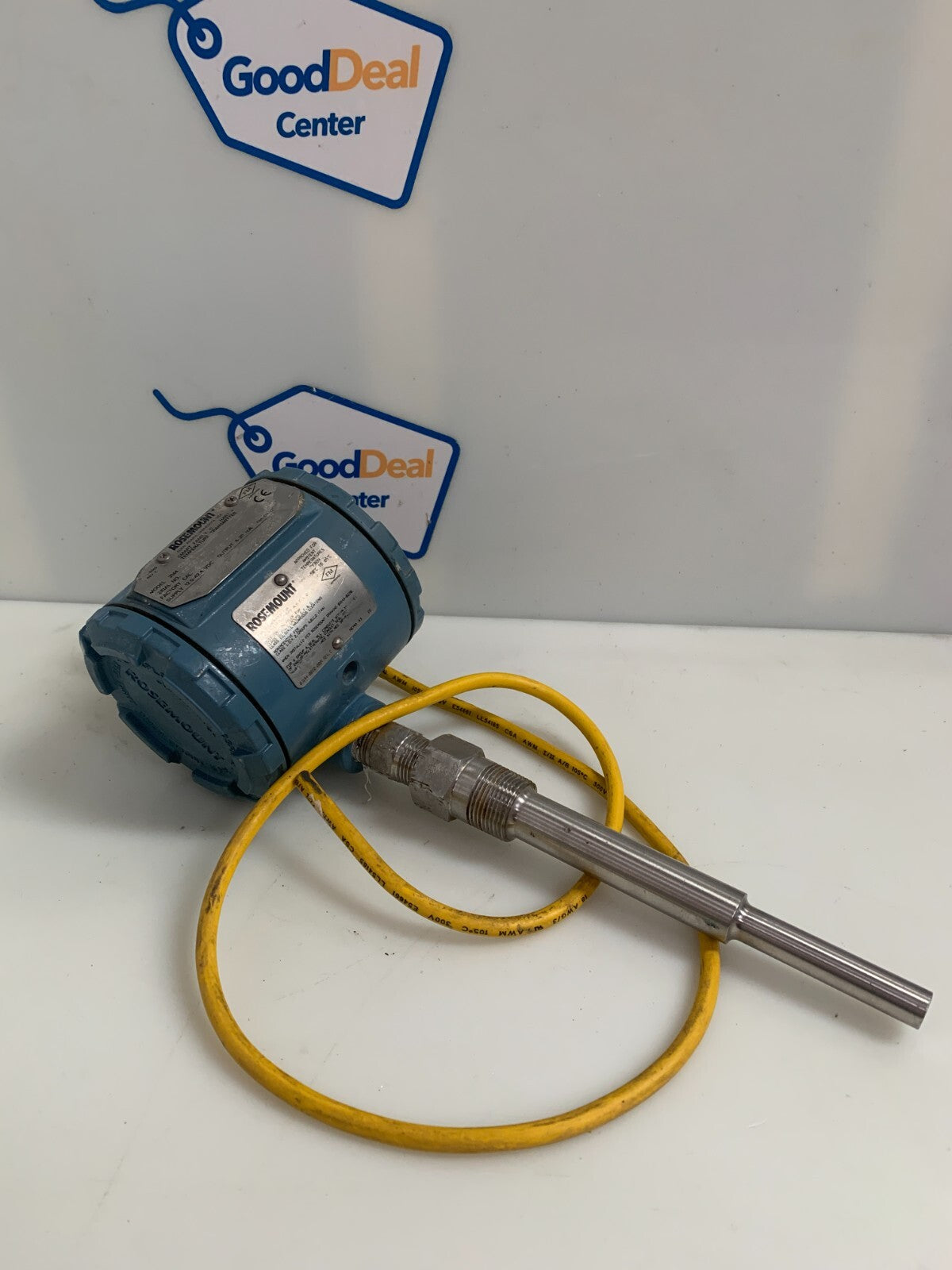 ROSEMOUNT SMART FAMILY TEMPERATURE TRANSMITTER 3144 D1E5 W/ TEMPERATURE PROBE0