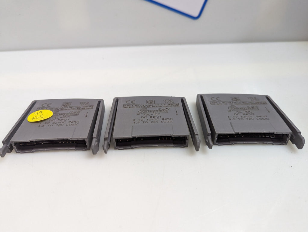 Lot of 3 Grayhill 70L-IDC Module Relays