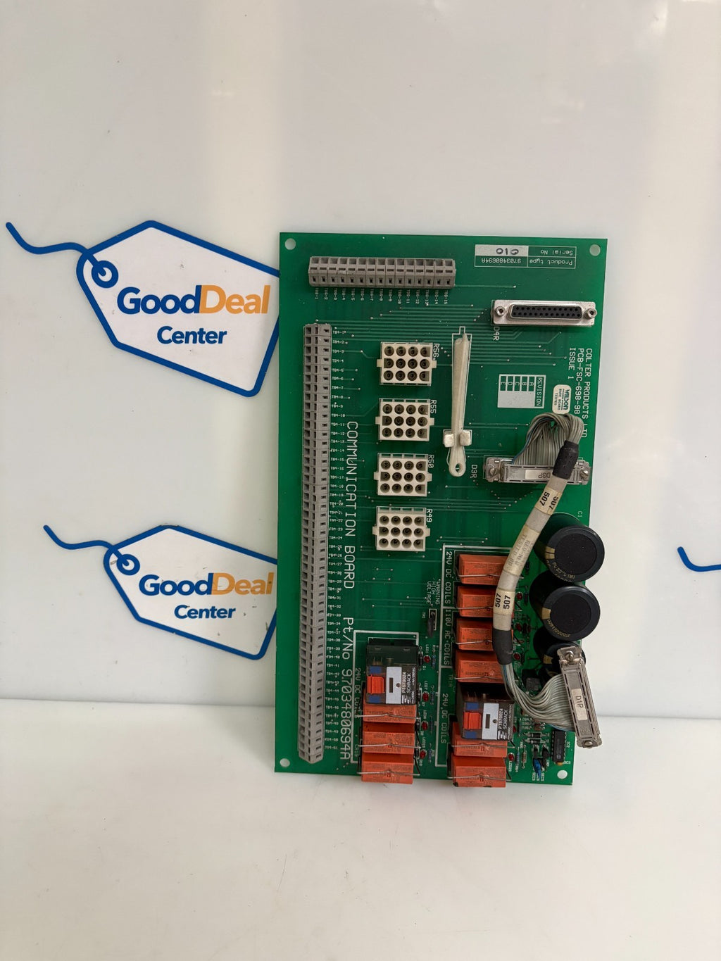 COLTER PRODUCTS COMMUNICATION BOARD PCB-FSC-698-98 9703480694 A