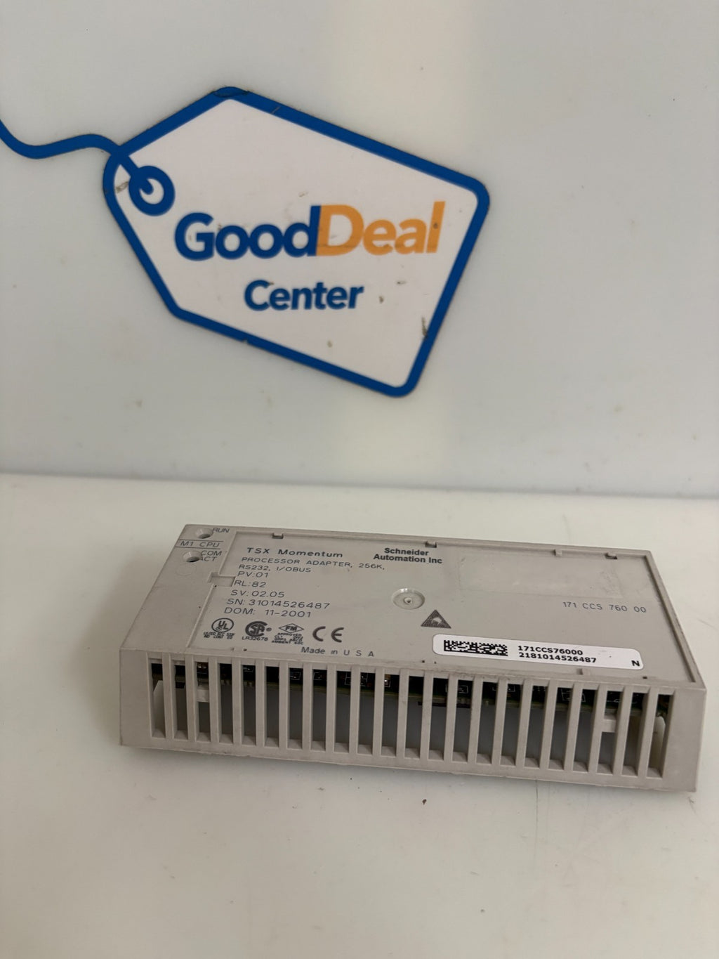 SCHNEIDER TSX MOMENTUM PROCESSOR ADAPTER 256K 171 CCS 760 00