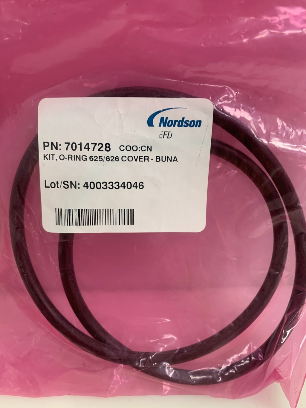 LOT OF 3 NORDSON EFD ORING KIT 625/626 COVER 70147281