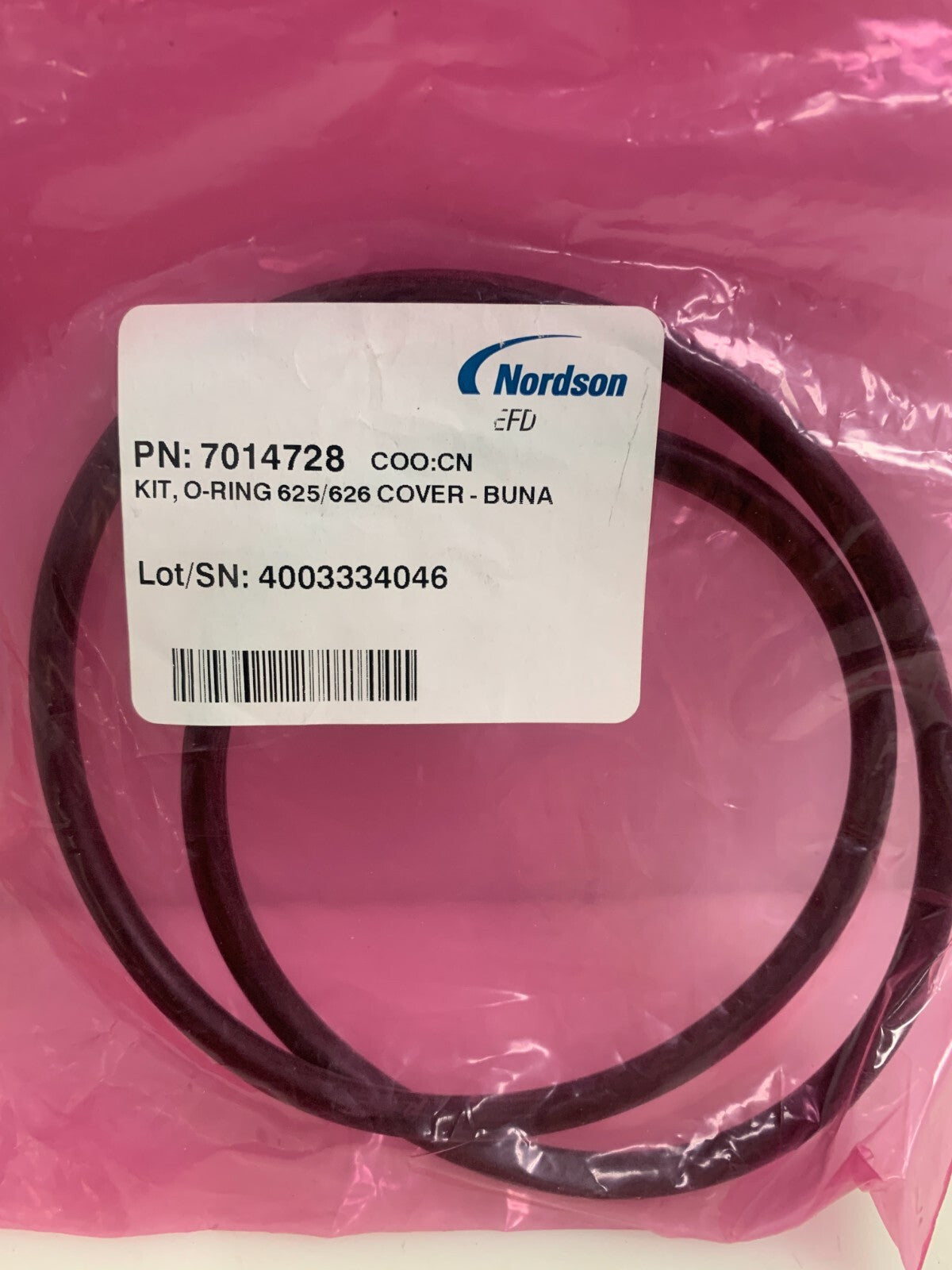 LOT OF 3 NORDSON EFD ORING KIT 625/626 COVER 70147281