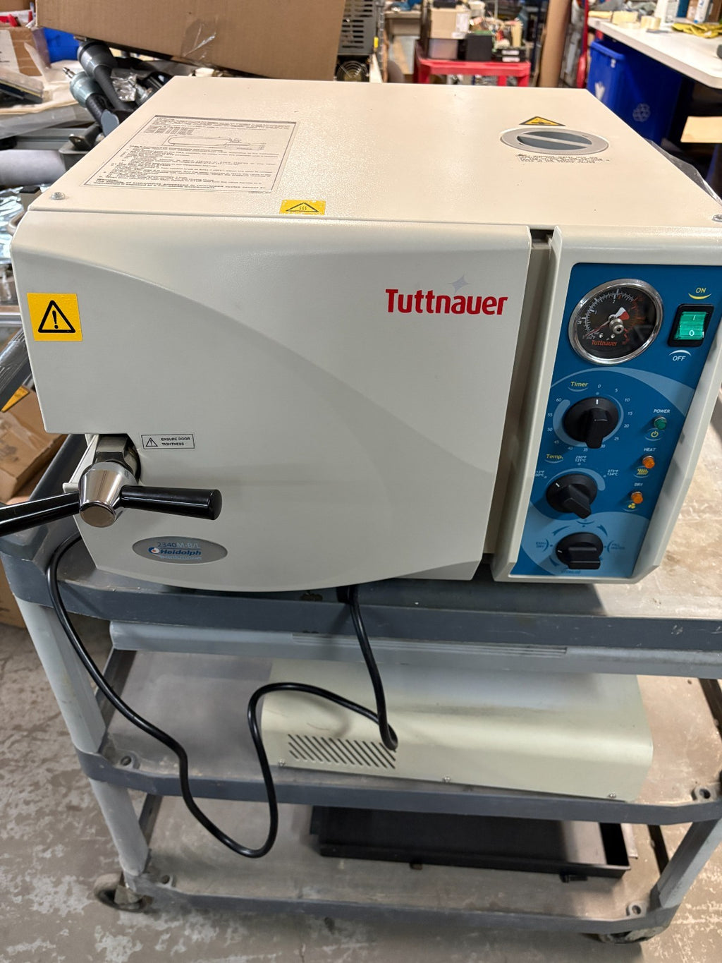 TUTTNAUER AUTOCLAVE STEAM STERILIZER MODEL 2340M-B/L