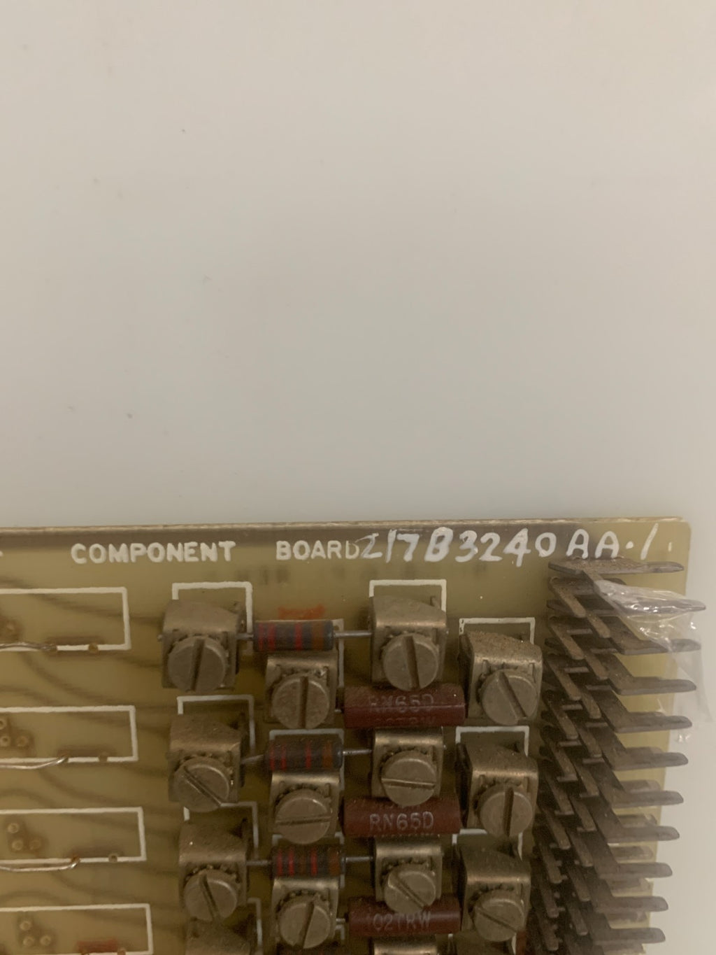 GENERAL ELECTRIC COMPONENT BOARD 217 B 3240 AA 1