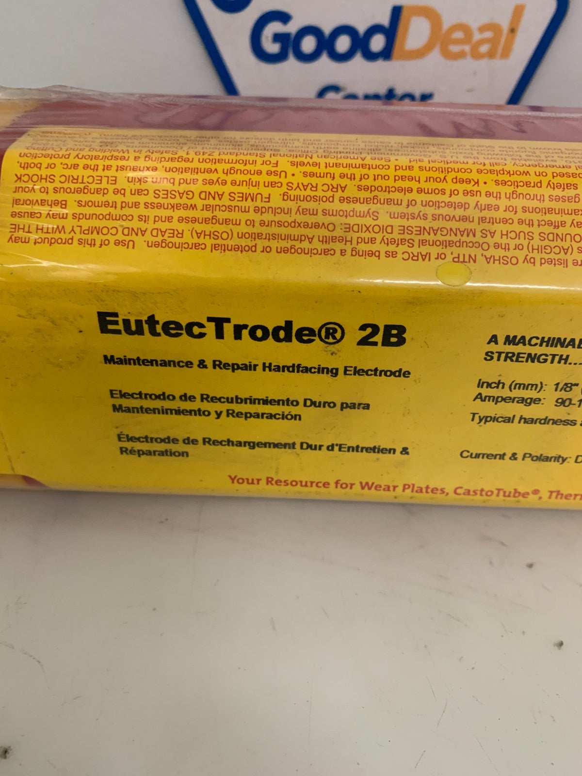 CASTOLIN EUTECTIC EUTECTRODE 2B MAINTENANCE & REPAIR HANDFACING ELECTRODE 11.5LB1