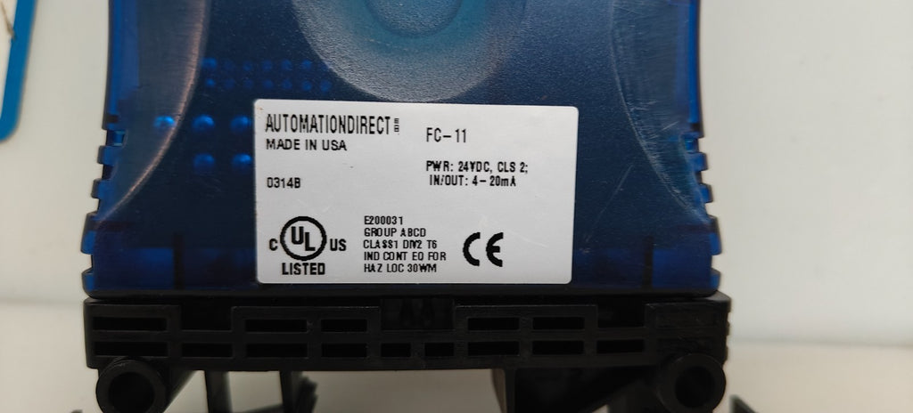 AUTOMATION DIRECT FC11 CURRENT SIGNAL CONDITIONER 24 VDC2