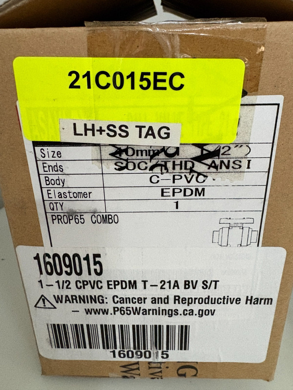 ASAHIAV TRUE UNION BALL VALVE 21 C015EC 3