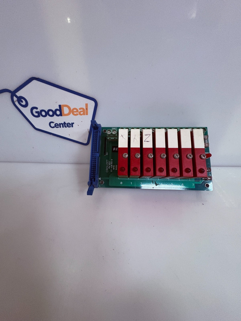 CROUZET RELAY BOARD PB-BC4 57-430 REV B W/7 RELAY GORDOS C40DC0