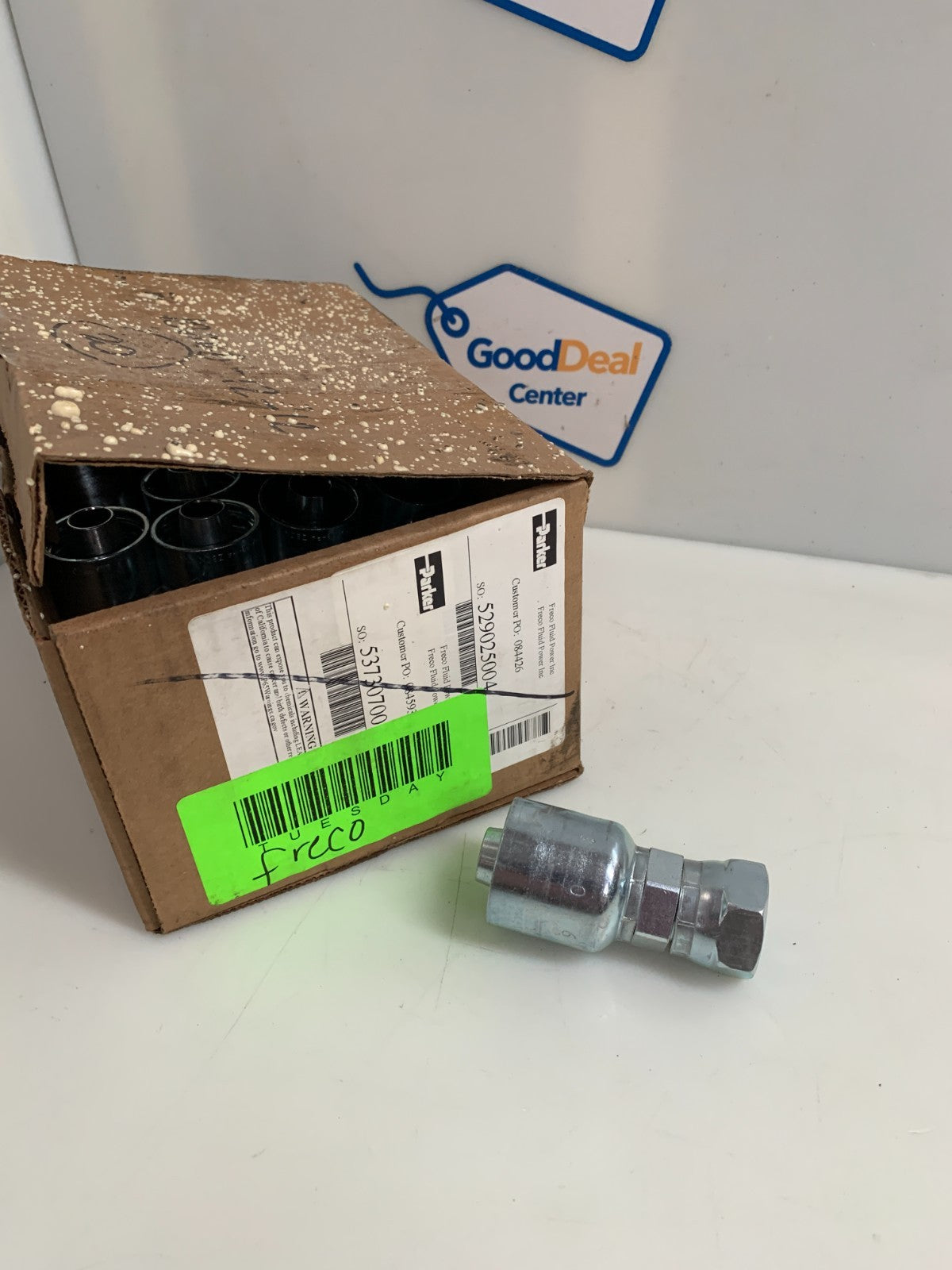 PARKER  Hydraulic Swivel Fitting  P43-12 R1 R2 R3 R4 ZB2K  (Lot of 16)