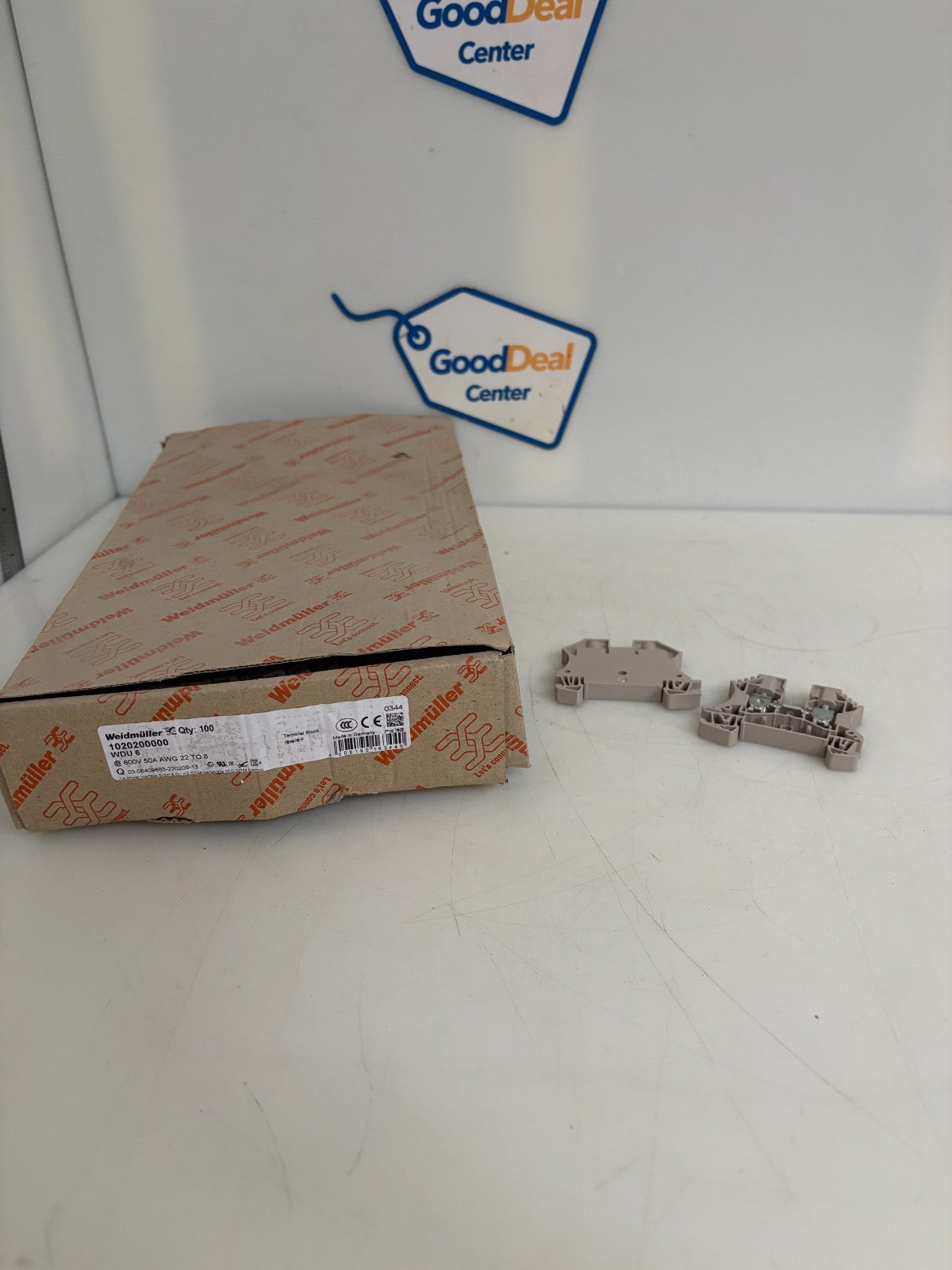 WEIDMULLER TERMINAL BLOCK #1020200000 100 PER BOX0