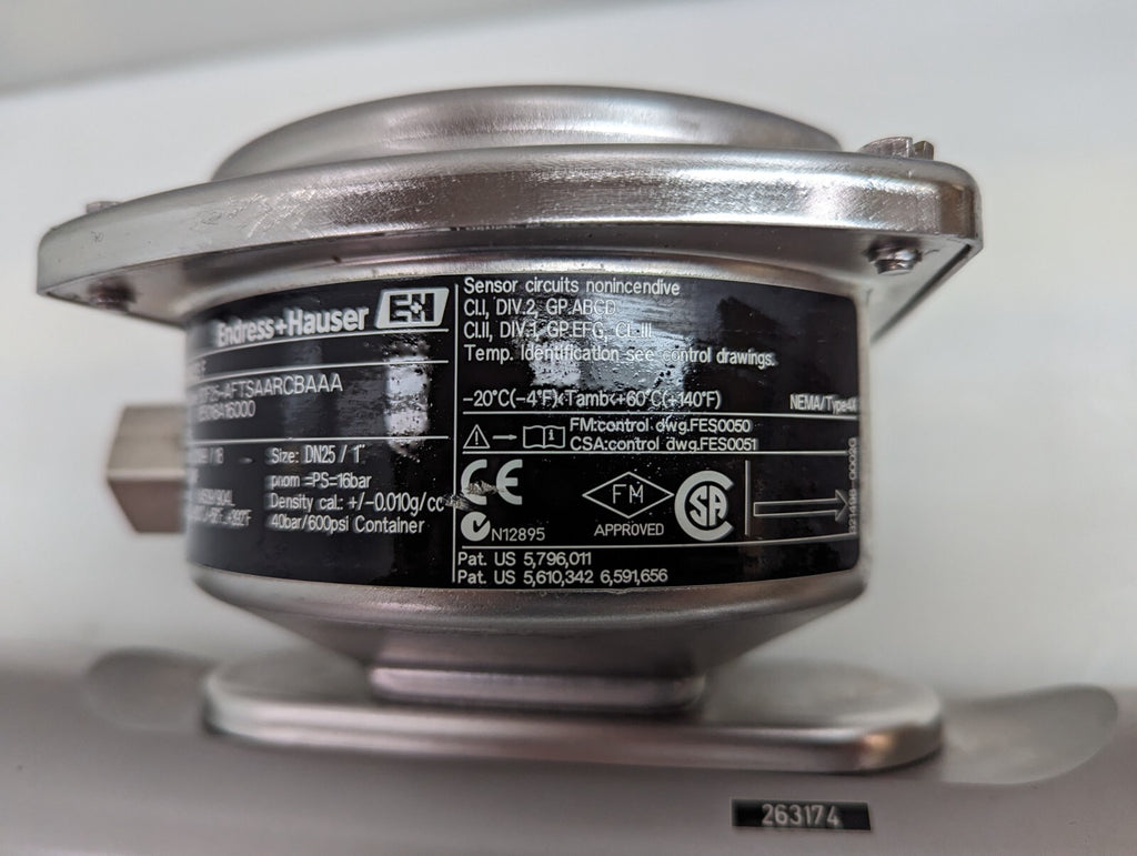 Endress Hauser Promass F Flowmeter 83F25-AFTSAARCBAAA