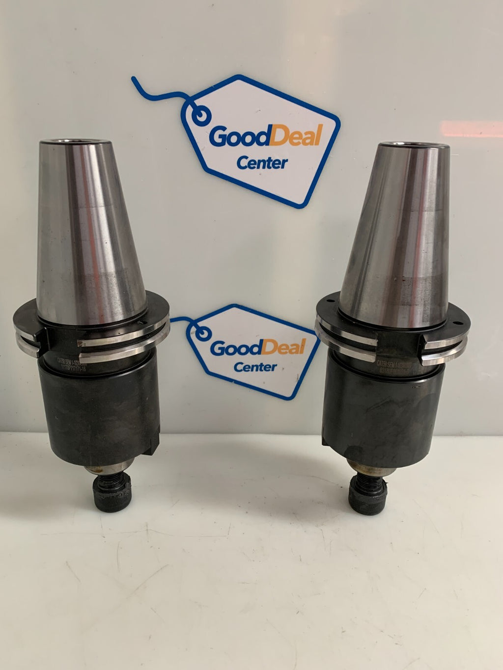 LOT OF 2 ISCAR CAT50 TOOL HOLDER SEM1-1/2 X 4.00