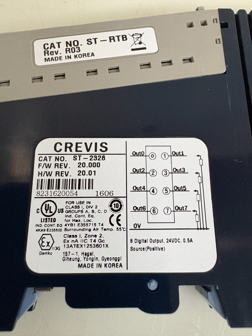 CREVIS RELAY OUTPUT MODULE ST-RTB ST-2328