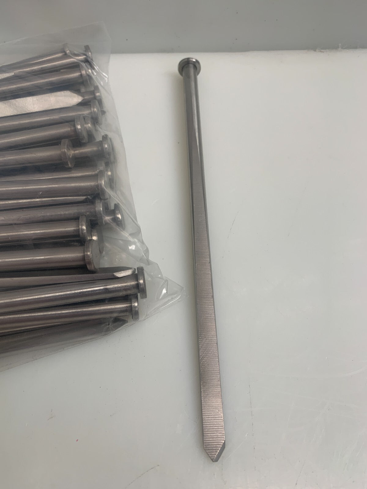 LUTETIA   Tenderizing Saber Nail  Stainless Steel  (Lot of 48)