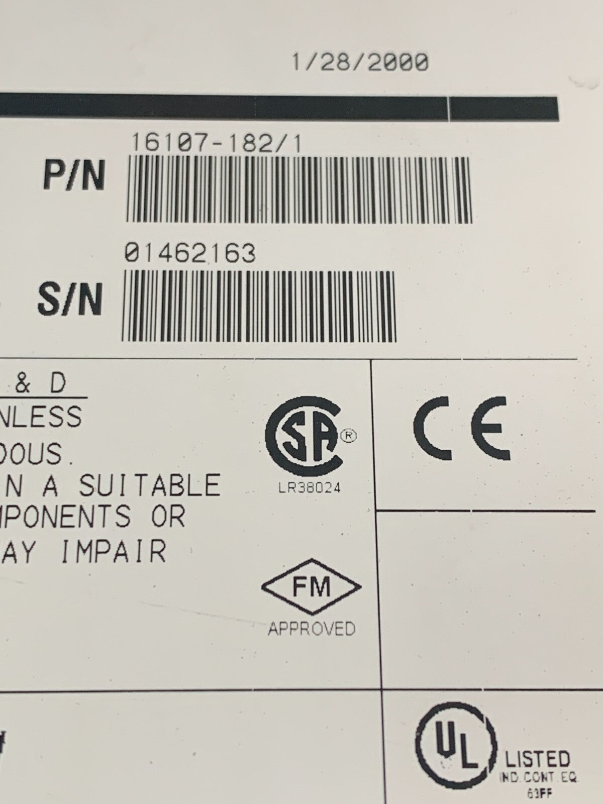 MOORE IDM INPUT DISCRETE MODULE 16107-182/1  39IDM115ACCBN